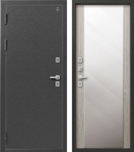 Центурион Т-6/1-2025 Зеркало Антик серебро-Полярный дуб (терморазрыв)